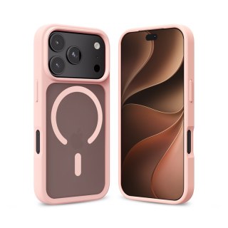 Crong Hybrid Matte Magnetic - Etui MagSafe iPhone 18 Pro Max / 17 Pro Max (różowy)