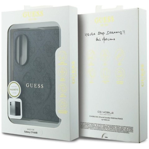 Guess Big 4G Logo Classic Logo - Etui Samsung Galaxy Z Fold 8 (czarny)