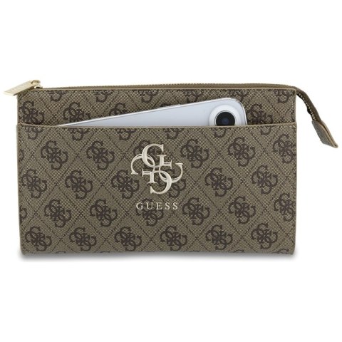 Guess Phone Pouch 4G Big Logo - Torebka kopertówka na telefon (brązowy)