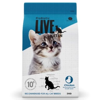 ProBiotic LIVE - sucha karma dla kociąt do pierwszego roku życia - kurczak - 04kg