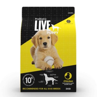 ProBiotic LIVE - sucha karma dla psa szczeniaka. Średnie i duże rasy - kurczak - 08kg