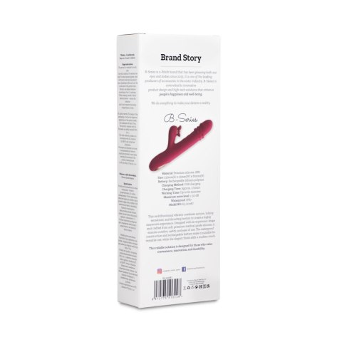 Silicone Vibrator - 7 rotating functions and 7 licking functions