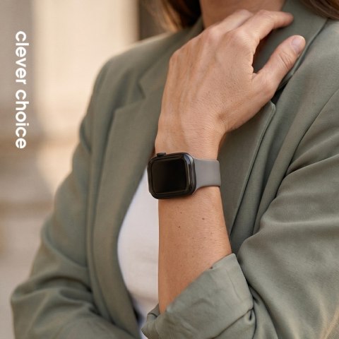 Crong Liquid - Pasek do Apple Watch 38/40/41/42 mm (fango)