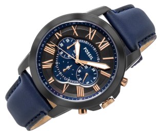 Zegarek Męski FOSSIL Grant Leather FS5061 + BOX
