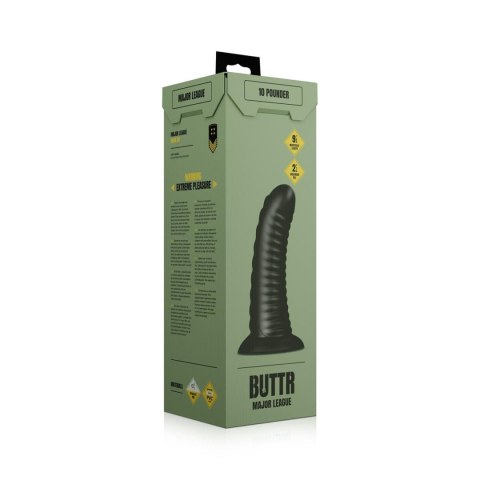 BUTTR - Double Ribbed Butt Plug - 26cm