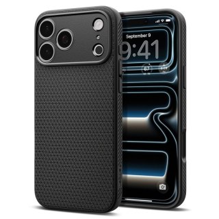 Spigen Liquid Air - Etui do iPhone 18 Pro / 17 Pro (Matte Black)