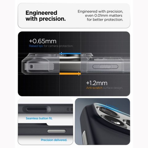 Spigen Nano Pop Mag MagSafe - Etui do iPhone 18 Pro / 17 Pro (Black Sesame)