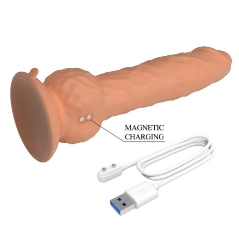 Pretty Love Eren Touch-Sensitive Thrusting Dildo - Flesh