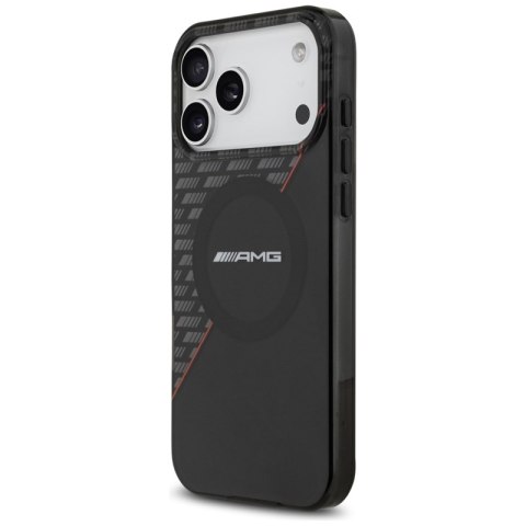 AMG IML Double Layer Rhombs MagSafe - Etui iPhone 18 Pro Max / 17 Pro Max (czarny / czerwony)