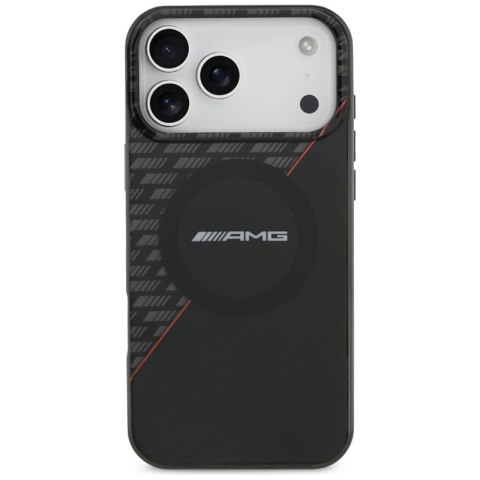AMG IML Double Layer Rhombs MagSafe - Etui iPhone 18 Pro Max / 17 Pro Max (czarny / czerwony)
