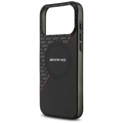 AMG IML Double Layer Rhombs MagSafe - Etui iPhone 18 Pro Max / 17 Pro Max (czarny / czerwony)