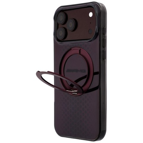 AMG IML Double Layer Urban Line with Ring Stand MagSafe - Etui iPhone 18 Pro Max / 17 Pro Max (burgundowy)