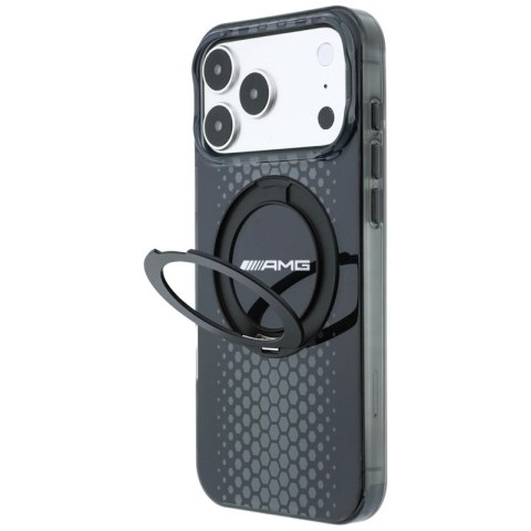 AMG IML Double Layer Urban Line with Ring Stand MagSafe - Etui iPhone 18 Pro Max / 17 Pro Max (czarny)