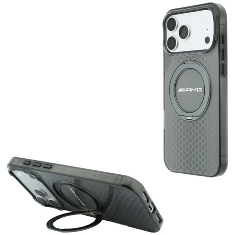 AMG IML Double Layer Urban Line with Ring Stand MagSafe - Etui iPhone 18 Pro Max / 17 Pro Max (szary)