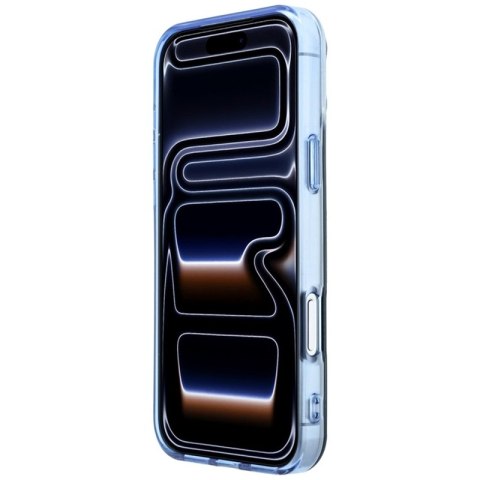 AMG IML Transparent Bicolor Block MagSafe - Etui iPhone 18 Pro Max / 17 Pro Max (czarny / niebieski)