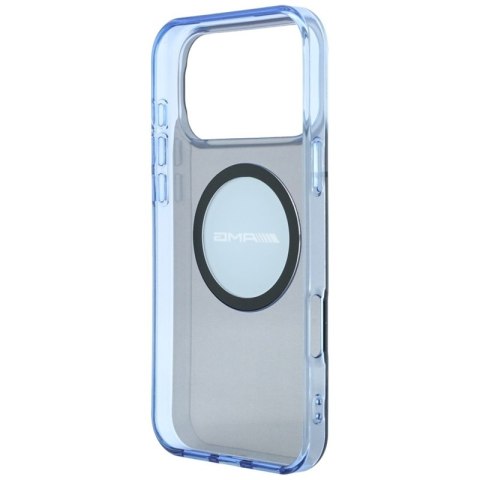 AMG IML Transparent Bicolor Block MagSafe - Etui iPhone 18 Pro Max / 17 Pro Max (czarny / niebieski)