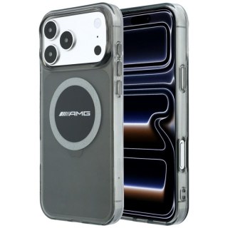 AMG IML Transparent Bicolor Block MagSafe - Etui iPhone 18 Pro Max / 17 Pro Max (czarny / szary)
