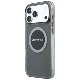 AMG IML Transparent Bicolor Block MagSafe - Etui iPhone 18 Pro Max / 17 Pro Max (czarny / szary)