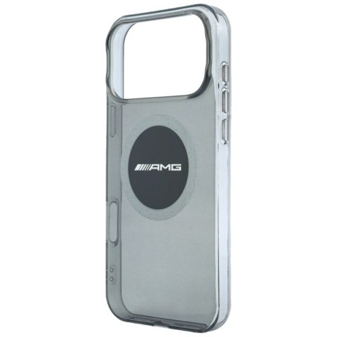 AMG IML Transparent Bicolor Block MagSafe - Etui iPhone 18 Pro Max / 17 Pro Max (czarny / szary)