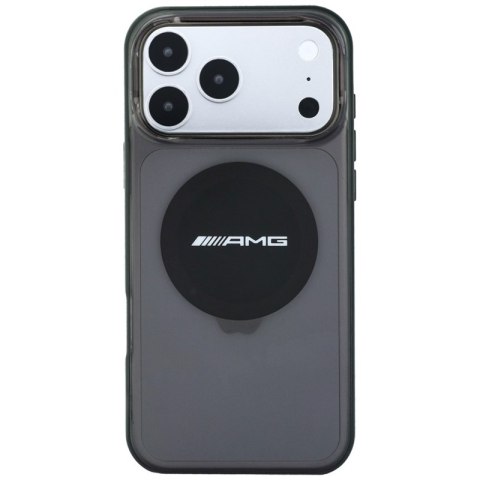 AMG IML Transparent Bicolor Block MagSafe - Etui iPhone 18 Pro Max / 17 Pro Max (czarny)