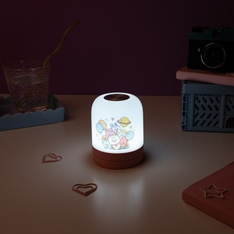 BT21 - Lampka ambientowa LED dla dzieci bezprzewodowa USB-C z regulacją jasności