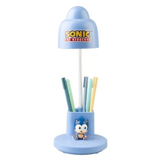 Sonic - Elastyczna lampka na biurko LED dla dzieci z organizerem bezprzewodowa USB-C z regulacją jasności