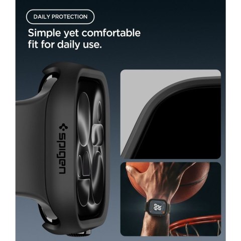Spigen Thin Fit - Obudowa do Apple Watch 12 46 mm (czarny)