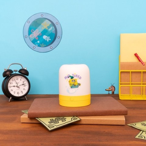 Spongebob - Lampka ambientowa LED dla dzieci bezprzewodowa USB-C z regulacją jasności