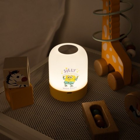 Spongebob - Lampka ambientowa LED dla dzieci bezprzewodowa USB-C z regulacją jasności