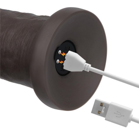 9" Vibrating Sliding Skin Pro II Dual Layer Silicone Dong
