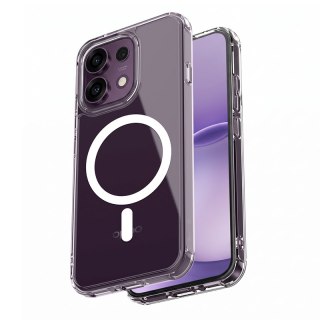 Crong Hybrid Clear Magnetic - Etui MagSafe OPPO Reno16 F 5G (przezroczysty)