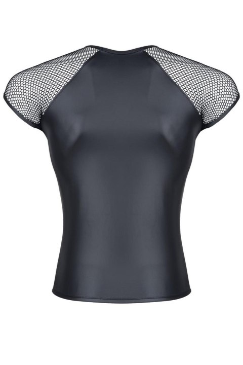 Męski t-shirt z wetlooka z rękawem z elastycznej siatki M