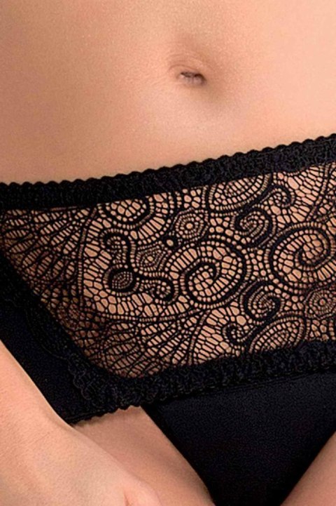 Bielizna-ALINA SET WITH OPEN BRA black XXL/XXXL - Casmir